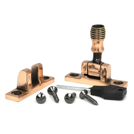 Polished Bronze Beehive Brighton Fastener - Narrow (Square)