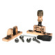 Polished Bronze Beehive Brighton Fastener - Narrow (Square)
