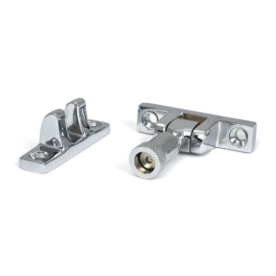 Polished Chrome Brompton Brighton Fastener - Narrow (Square)