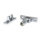 Polished Chrome Mushroom Brighton Fastener - Narrow (Square)