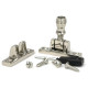 Polished Nickel Prestbury Brighton Fastener - Narrow (Square)