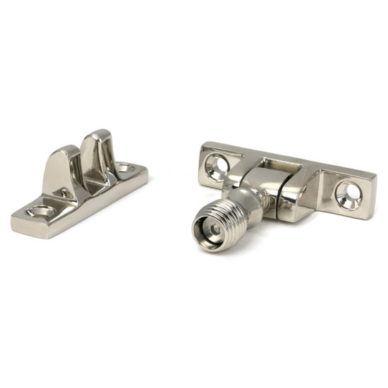 Polished Nickel Beehive Brighton Fastener - Narrow (Square)
