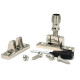 Polished Nickel Beehive Brighton Fastener - Narrow (Square)
