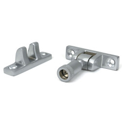 Satin Chrome Brompton Brighton Fastener - Narrow (Square)