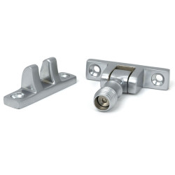 Satin Chrome Beehive Brighton Fastener - Narrow (Square)