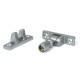 Satin Chrome Mushroom Brighton Fastener - Narrow (Square)