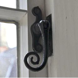 Kirkpatrick 140 Smooth Intricate Monkey Tail Casement Fastener