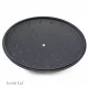 Matt Black Enamelled Oval Cast Iron Casserole Cooking Pot