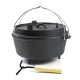 Large Cast Iron Dutch Oven Cooking Pot