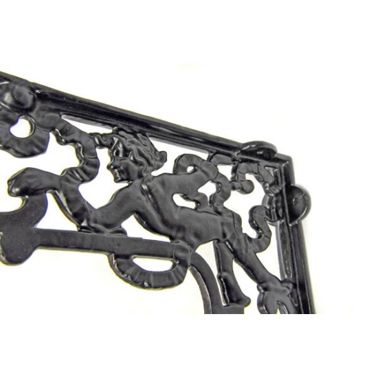 Large Cherub Cast Iron Cistern Bracket