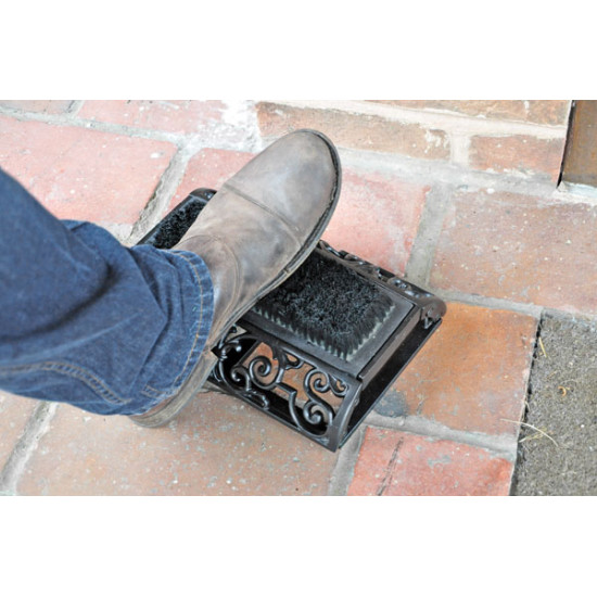 Long Ornate Boot Brush