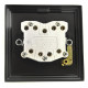 Black 3 Gang Light Switch