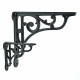 Oblique Cast Iron Shelf Bracket