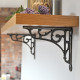 Oblique Cast Iron Shelf Bracket