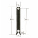 TALL Rococo Classic Cast Iron Radiator