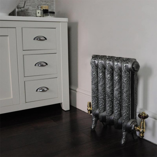 Small Rococo Classic Cast Iron Radiator