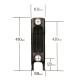 SMALL Edwardian Cast Iron Radiator
