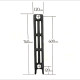 TALL Victorian 3 Column - Cast Iron Radiator