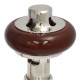 Faringdon Thermostatic Radiator Valve -  Nickel Angled TRV