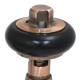 Faringdon Thermostatic Radiator Valve - Antique Copper Angled TRV