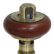 Faringdon Thermostatic Radiator Valve - Antique Brass Angled TRV