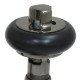Faringdon Thermostatic Radiator Valve - Black Nickel Angled TRV