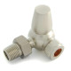 Faringdon Thermostatic Radiator Valve - Satin Nickel CORNER TRV