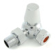 Faringdon Thermostatic Radiator Valve - Chrome CORNER TRV