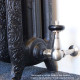Faringdon Thermostatic Radiator Valve - Black Nickel CORNER TRV