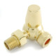 Faringdon Thermostatic Radiator Valve - Brass CORNER TRV
