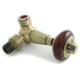 Faringdon Thermostatic Radiator Valve - Antique Brass CORNER TRV