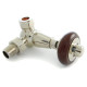 Faringdon Thermostatic Radiator Valve -  Nickel CORNER TRV