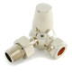 Faringdon Thermostatic Radiator Valve -  Nickel CORNER TRV