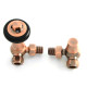 Faringdon Thermostatic Radiator Valve - Antique Copper CORNER TRV