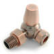 Faringdon Thermostatic Radiator Valve - Antique Copper CORNER TRV