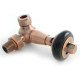 Faringdon Thermostatic Radiator Valve - Antique Copper CORNER TRV