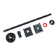Cast Iron Radiator Wall Stay Fixing - Black Nickel