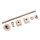 Cast Iron Radiator Wall Stay Fixing - Antique Copper