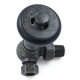 Amberley Thermostatic Radiator Valves - Pewter Corner TRV