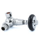 Amberley Thermostatic Radiator Valves - Chrome Corner TRV