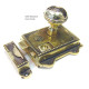 Regency Solid Brass Rim Latch Set