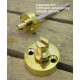 Cromwell Solid  Brass Rim Latch Set