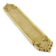 Scroll Brass Finger Plate