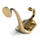 Traditional Edwardian Brass Hat and Coat Hook