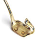 Traditional Edwardian Brass Hat and Coat Hook