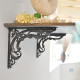 Victorian Scroll Leaf Cast Iron Shelf Bracket