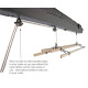 Victorian Kitchen Maid® Pulley Clothes Airer