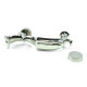 Nickel Doctor's Door Knocker
