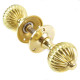 Regency Door Knobs - Polished Brass