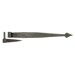 Blacksmith External Beeswax Arrow Head Door Hinges - Spike and Band
